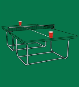 Beerpong t-shirt design 9