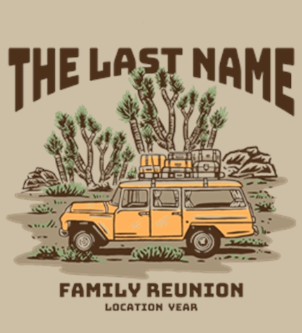 Family Reunion t-shirt design 34