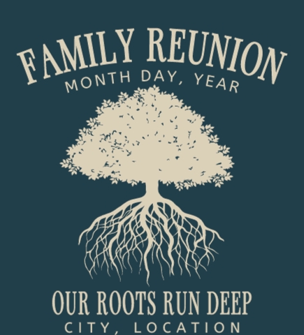 Family Reunion t-shirt design 28