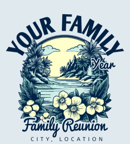 Family Reunion t-shirt design 7