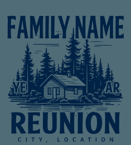 Family Reunion t-shirt design 16