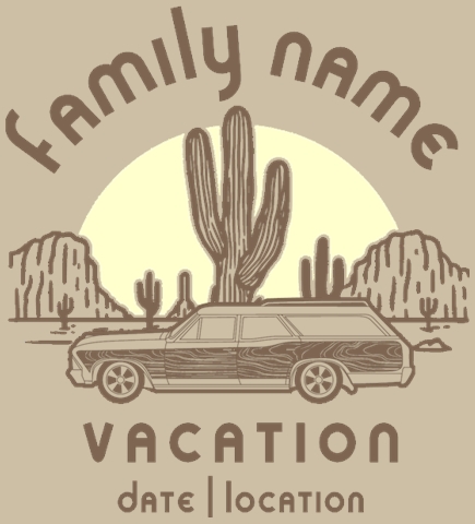 Family Vacation t-shirt design 81