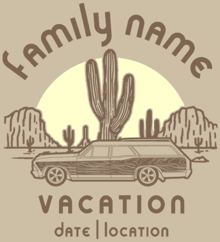 Family Vacation t-shirt design 84