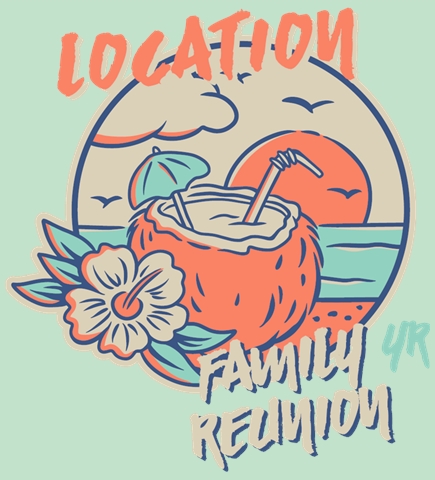 Family Reunion t-shirt design 29