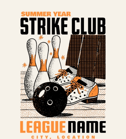 Create Custom Bowling Tees