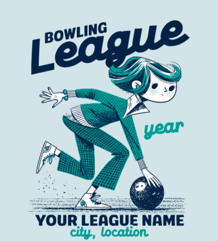 Create Custom Bowling Tees