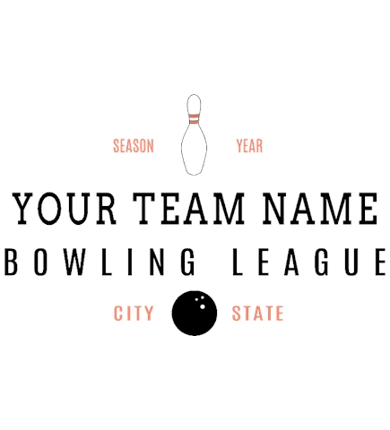 Create Custom Bowling Tees