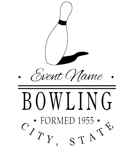 Bowling t-shirt design 25