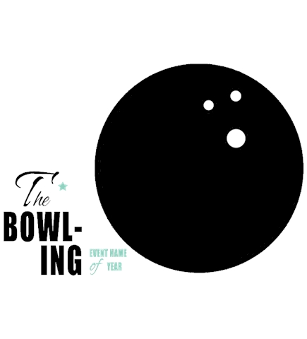 Bowling t-shirt design 19