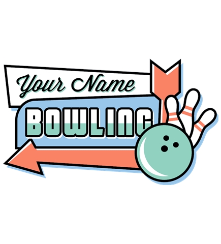 Bowling t-shirt design 6