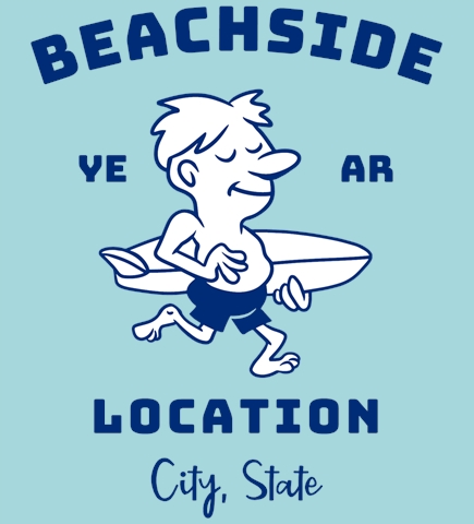 Beach t-shirt design 37