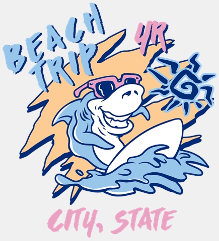 Custom Beach T-Shirts | UberPrints