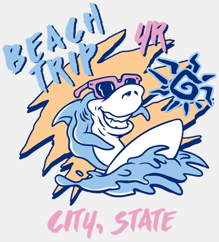 Beach t-shirt design 41