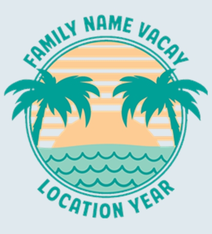 Family Vacation t-shirt design 60