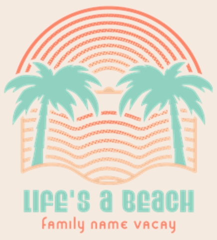 Family Vacation t-shirt design 15
