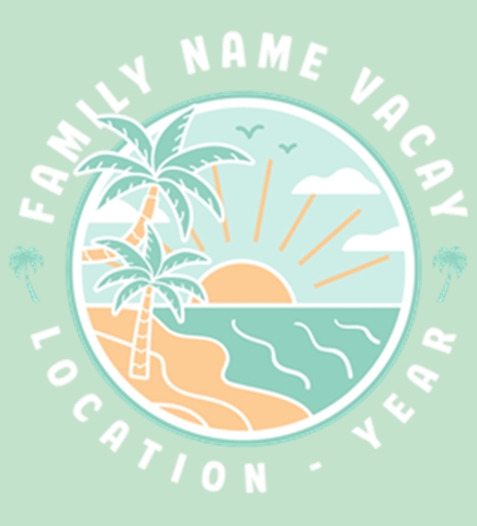 Family Vacation t-shirt design 17