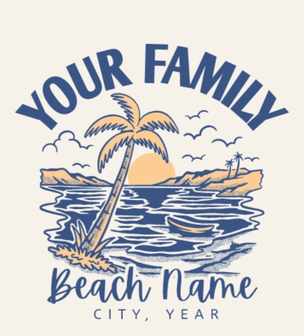 Family Vacation t-shirt design 15