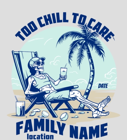 Beach t-shirt design 6