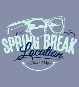 Spring Break t-shirt design 29