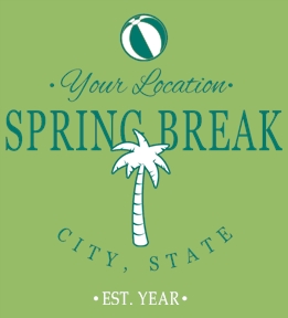 Spring Break t-shirt design 32