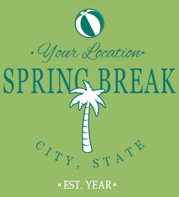 Spring Break t-shirt design 28