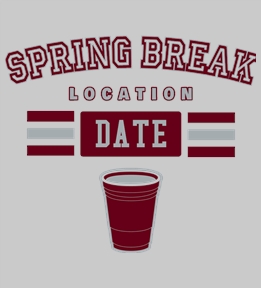 Spring Break t-shirt design 31