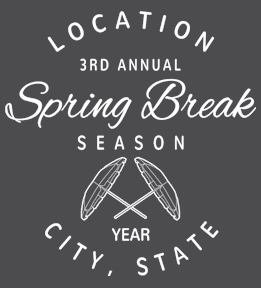 Spring Break t-shirt design 30