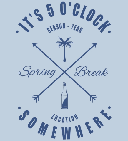 Spring Break t-shirt design 29