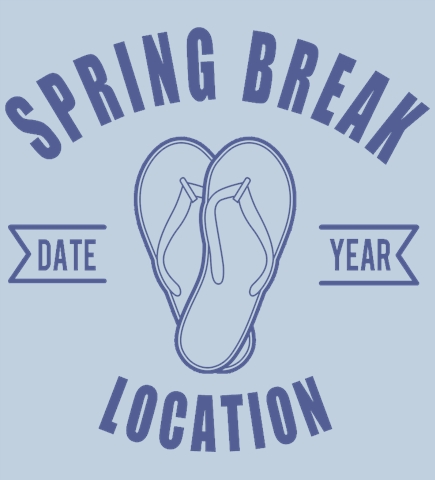 Spring Break t-shirt design 24