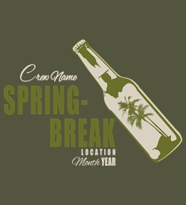 Spring Break t-shirt design 28