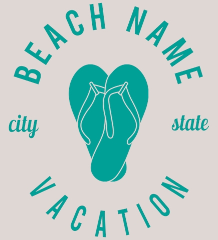 Beach t-shirt design 60