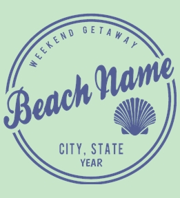 Beach t-shirt design 34