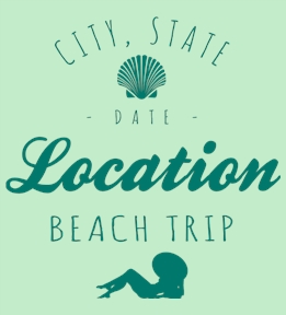 Beach t-shirt design 68