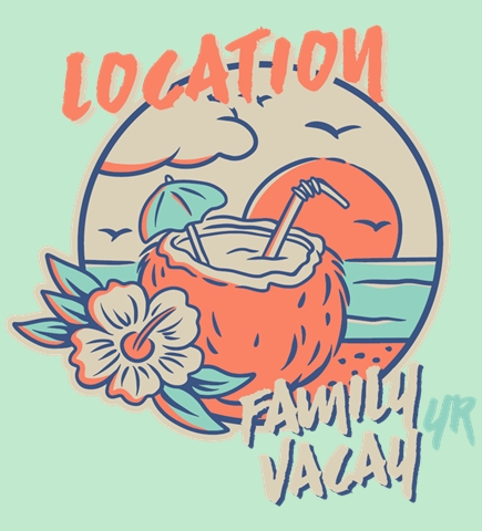 Family Vacation t-shirt design 13
