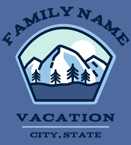Family Vacation t-shirt design 39