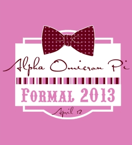 Alpha Omicron Pi t-shirt design 124