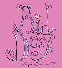Alpha Omicron Pi t-shirt design 115