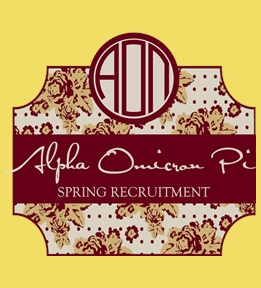 Alpha Omicron Pi t-shirt design 57