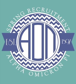 Alpha Omicron Pi t-shirt design 56