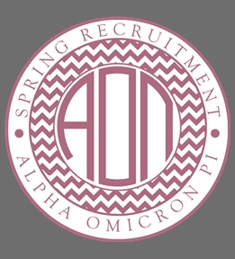 Alpha Omicron Pi t-shirt design 50