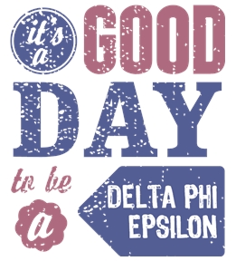 Delta Phi Epsilon t-shirt design 103