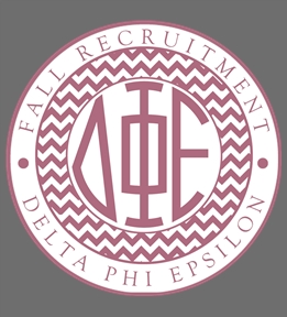 Delta Phi Epsilon t-shirt design 54