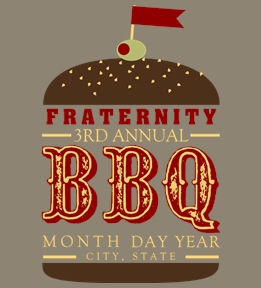 Fraternity Templates t-shirt design 68