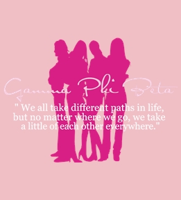 Gamma Phi Beta t-shirt design 119