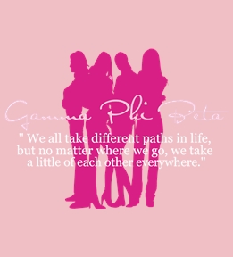 Gamma Phi Beta t-shirt design 115