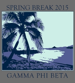 Gamma Phi Beta t-shirt design 64