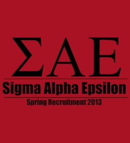 Sigma Alpha Epsilon t-shirt design 75