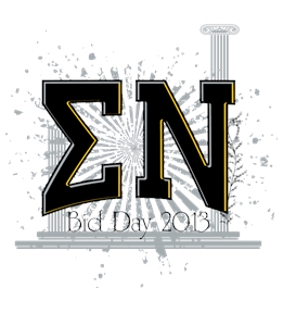 Sigma Nu t-shirt design 90