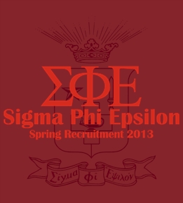 Sigma Phi Epsilon t-shirt design 86
