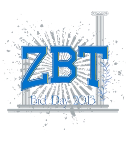 Zeta Beta Tau t-shirt design 86